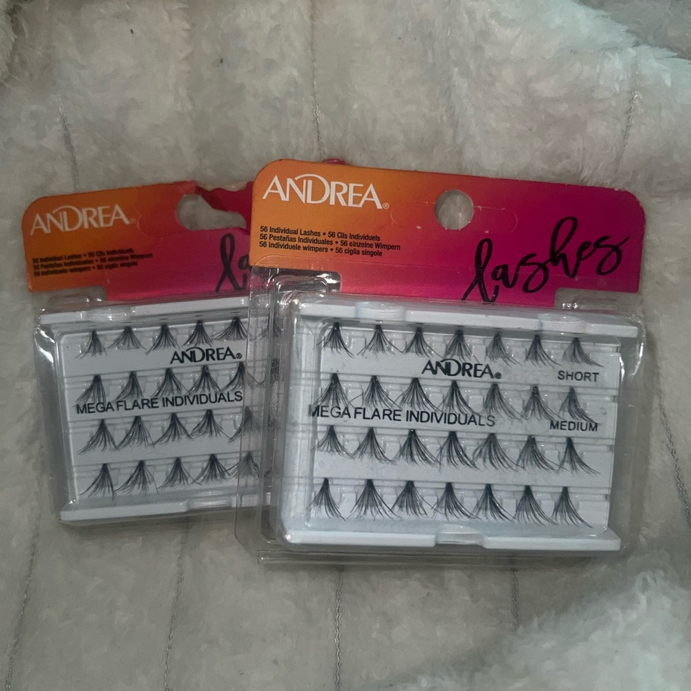 Black and White Individual Lashes Makeup